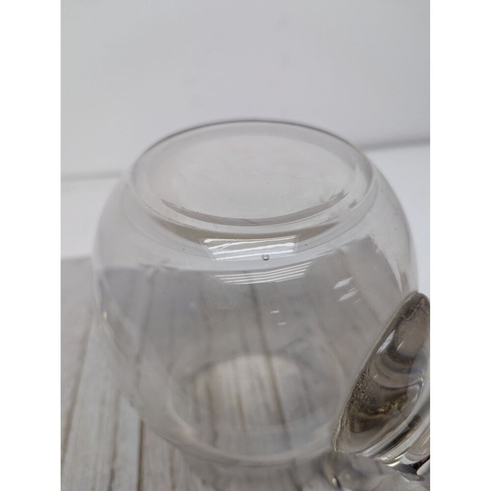 Vintage Starburst 1/2 Gallon Glass Clear Pitcher 8" - Picture 7 of 9